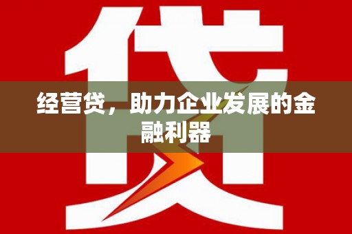 大英经营贷，助力企业发展的金融利器