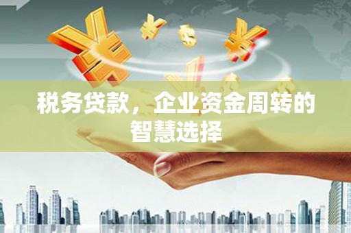 大英税务贷款，企业资金周转的智慧选择