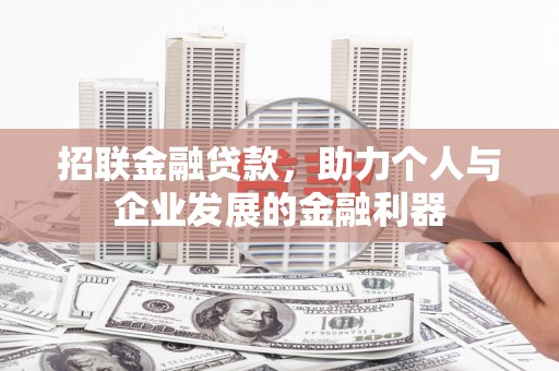 大英招联金融贷款，助力个人与企业发展的金融利器