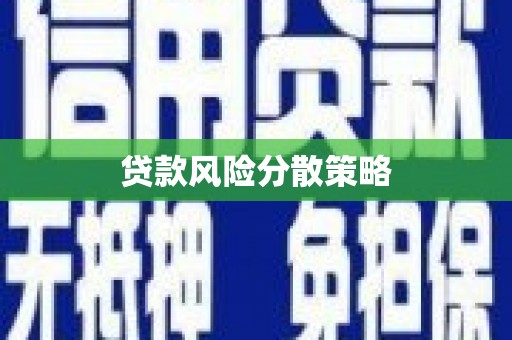 大英贷款风险分散策略