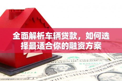 大英全面解析车辆贷款，如何选择最适合你的融资方案