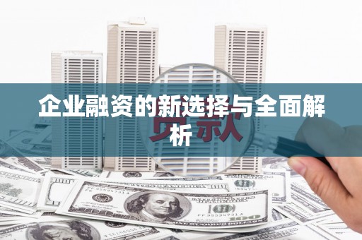 大英企业融资的新选择与全面解析