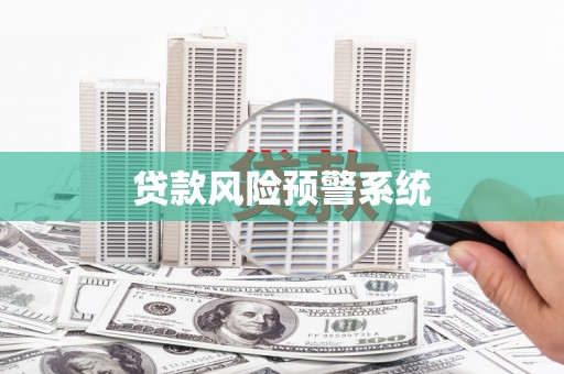大英贷款风险预警系统